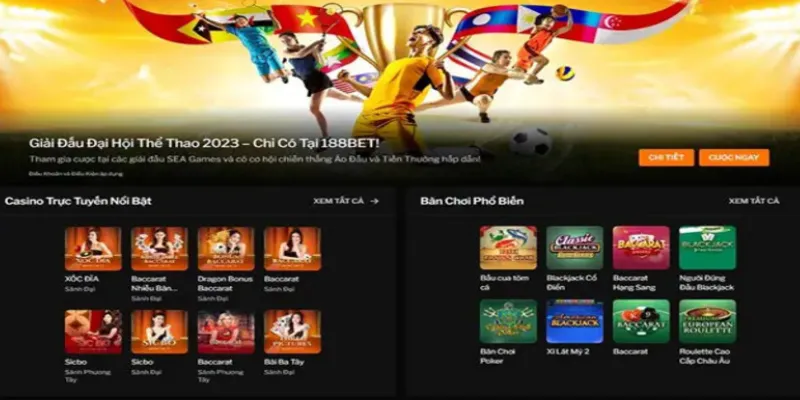 188Bet - Website cá cược an toàn